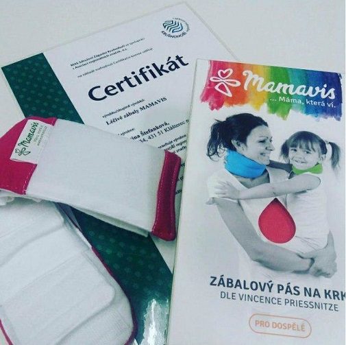Certifikát mamavis - léčivé zábaly